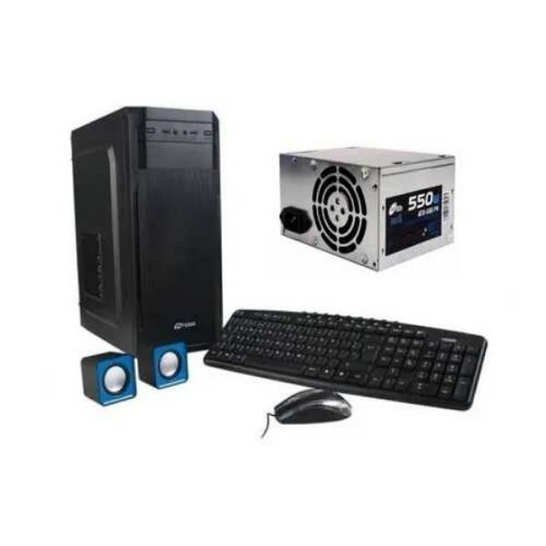 Imagen de KIT GABINETE MOUSE TECLADO PARLANTE FUENTE 550W