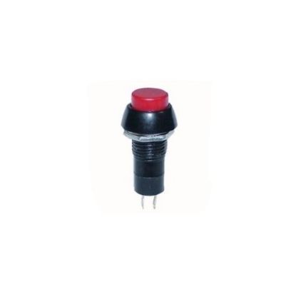 Imagen de PULSADOR 3A 125V C/LLAVE RETENCION REDONDO ROJO O NEGRO