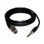 Imagen de CABLE ARMADO CANON HEMBRA/PLUG 6.5 MONO DE 1M