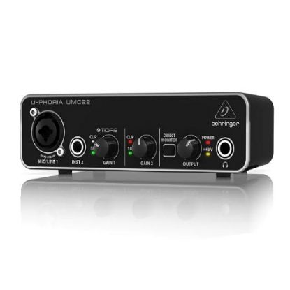 Imagen de AUDIO INTERFACE USB 2 IN 2 OUT BEHRINGER