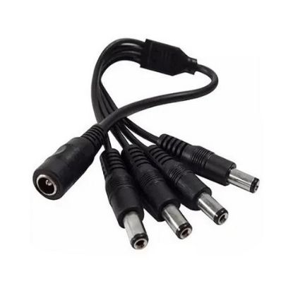 Imagen de CABLE SPLITTER 1 DC PLUG 2.1 MM A 4 DC 2.1 MM