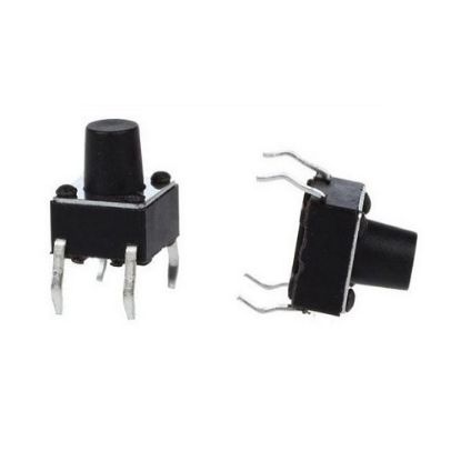 Imagen de TACT SWITCH MONTAJE HORIZ. 12V .5A IMP