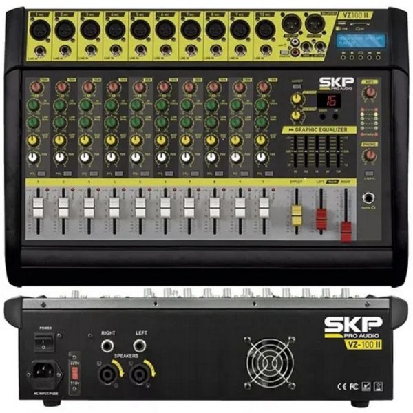 Imagen de CONSOLA POTENCIADA 10 CANALES MP3 USB BT SKP