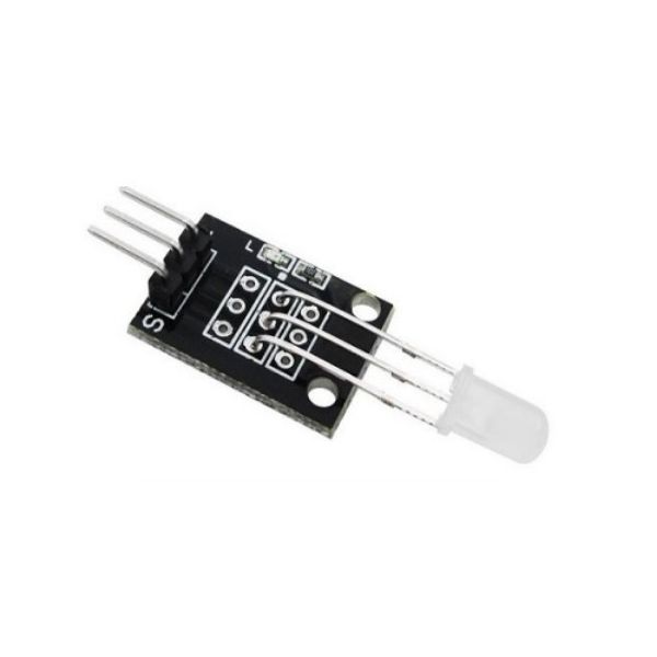 Imagen de LED 5mm CRISTALINO DE 7 COLORES PARA ARDUINO