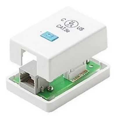 Imagen de CONECTOR TOMA TELEFONICO CAT5 ROSETA