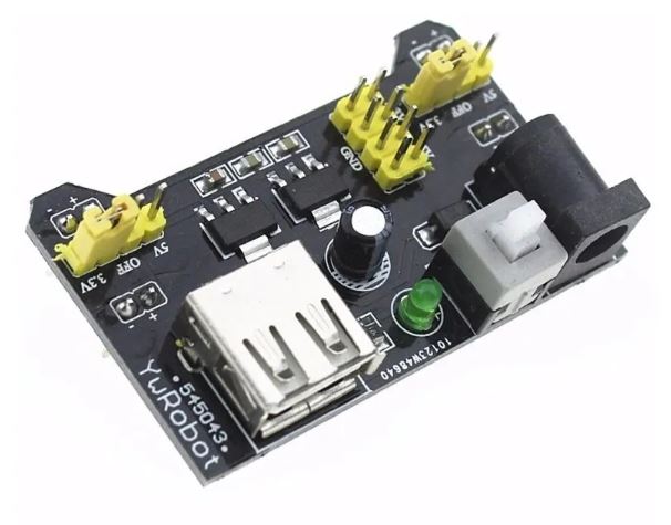 Módulo De Fuente De Alimentación CorpCo MB102 Breadboard 3.3V/5V Para