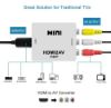 Imagen de ADAPTADOR HDMI A RCA CON ALIMENTACION