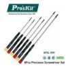 Imagen de KIT 6 DESTORNILLADORES PERILLERO PROSKIT 8PK-509