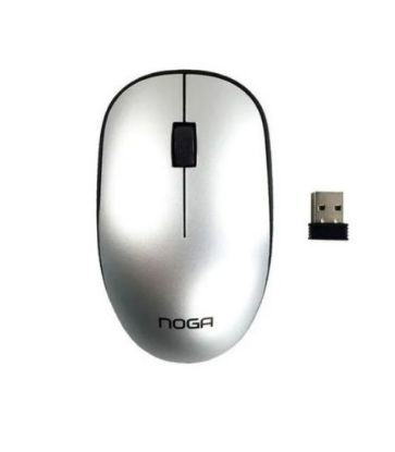 Imagen de mouse Noga Inalambrico Ngm-358 Rojo Y Negro // Ngm-06 Blanco