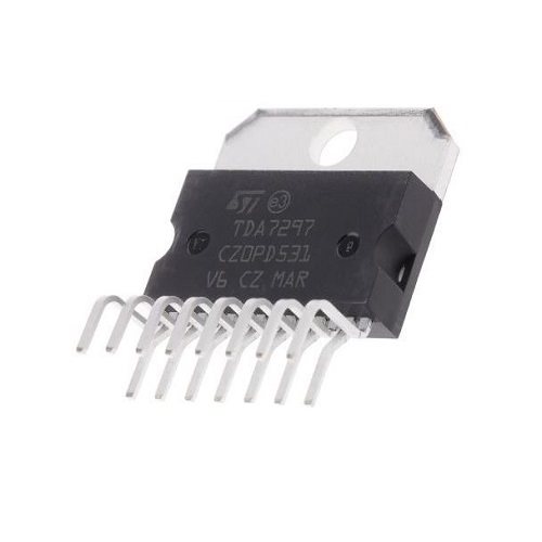 Circuit Intégré Amplificateur Audio TDA7297 Original ST - Puce ZIP-15 (neuf Sous Emballage)