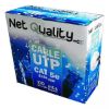 Imagen de BOBINA CABLE UTP CAT 5E EXTERIOR X 100MTS NETQUALITY