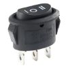 Imagen de TECLA OVAL 3 PUNTOS ON-OFF-ON 220V 6A