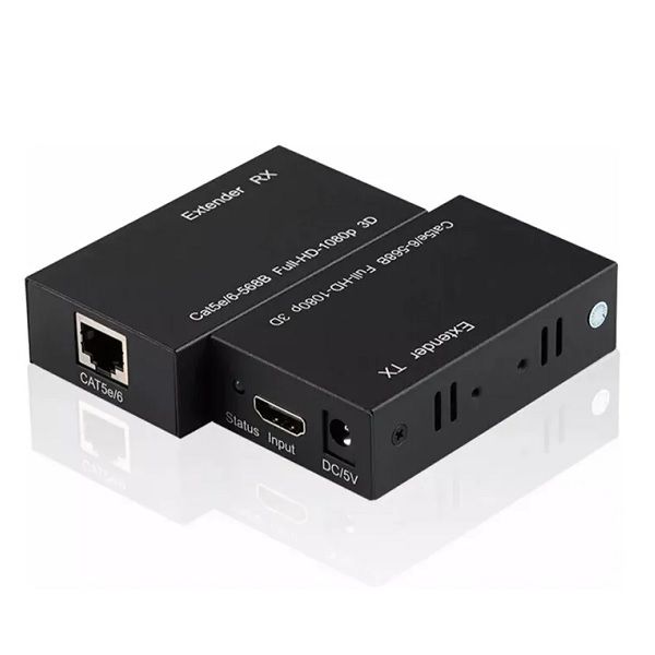 Imagen de EXTENSOR HDMI DE 60 METROS POR UTP CAT6 O 5 CON AUDIO ACTIVO