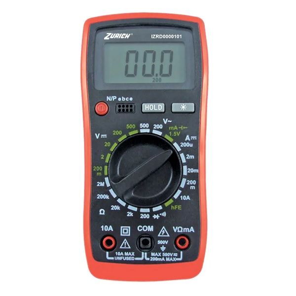 Electrónica Mendoza. MULTIMETRO DIGITAL DATA HOLD CON INYECCION DE ...