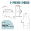 Imagen de Medidor De Consumo Luz Hogar Para Riel Din Digital 220v