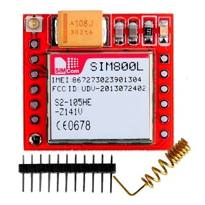Imagen de MODULO CELULAR GSM SIM800L ARDUINO RASPBERRY SIM 800 ANTENA