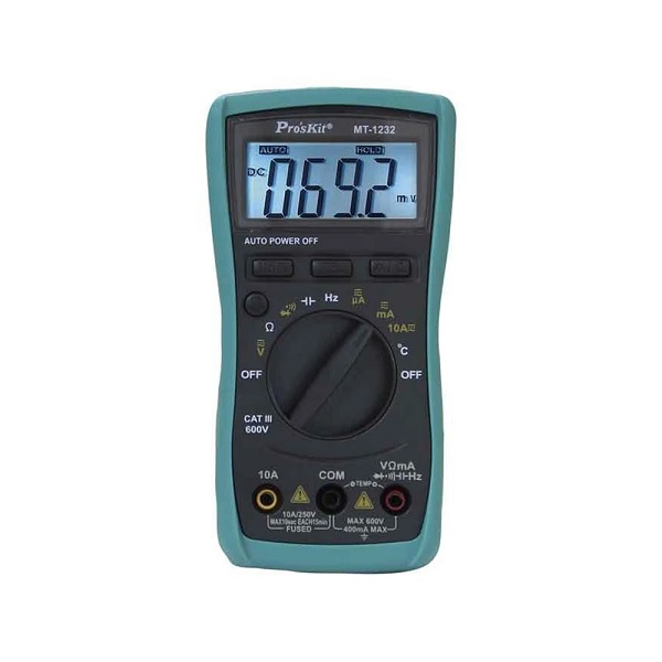 Electrónica Mendoza. TESTER DIGITAL PROSKIT AUTO RANGER