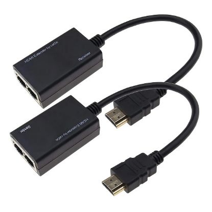 Imagen de EXTENSOR HDMI DE 30 METROS POR UTP CAT6 O 5 TIPO CABLE
