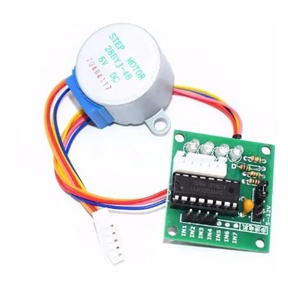 Imagen de MOTOR PASO A PASO 28BYJ-48 MAS DRIVER ULN2003