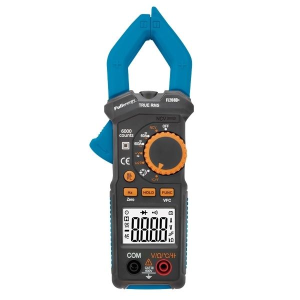 Imagen de PINZA AMPEROMETRICA AC/DC 600A TRUE RMS FULLENERGY FL208D+