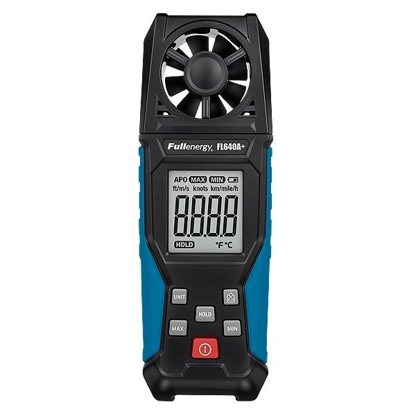 Imagen de ANEMOMETRO TERMOMETRO DIGITAL COMPACTO FULLENERGY FL640A+