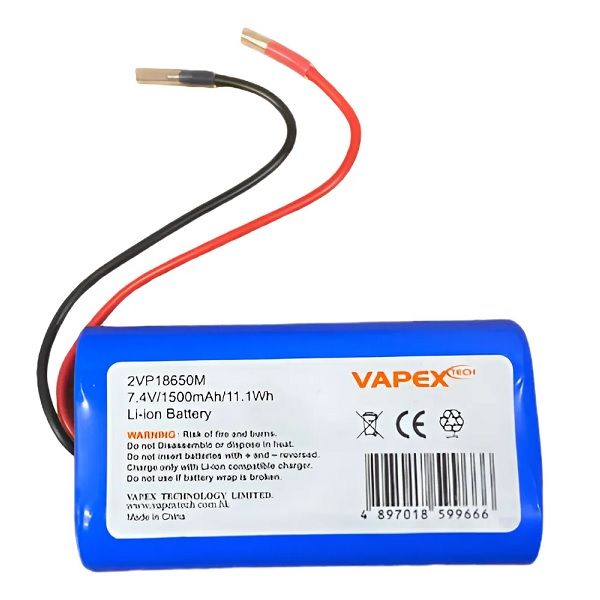 Imagen de PILA BATERIA 18650 RECARGABLE LI-ION LITIO 7.4V 1500MAH
