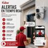 Imagen de CAMARA SEGURIDA DUAL IP WIFI KAISE 4MP DOMO 360 EXTERIOR