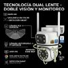 Imagen de CAMARA SEGURIDA DUAL IP WIFI KAISE 4MP DOMO 360 EXTERIOR
