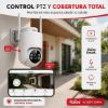 Imagen de CAMARA SEGURIDA IP WIFI KAISE 5MP DOMO 360 EXTERIOR KC38
