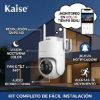 Imagen de CAMARA SEGURIDA IP WIFI KAISE 5MP DOMO 360 EXTERIOR KC38